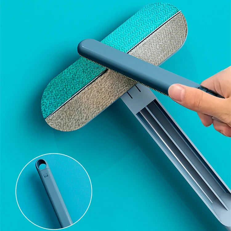 Wide brush head and segmented handle construction